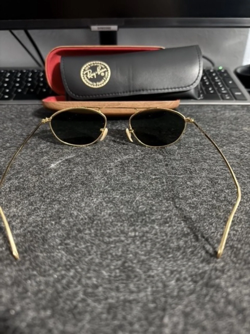 Ray-Ban USA NOS Vintage B&L Mod Aviator W2003 Etched Sunglasses - Pre-Owned